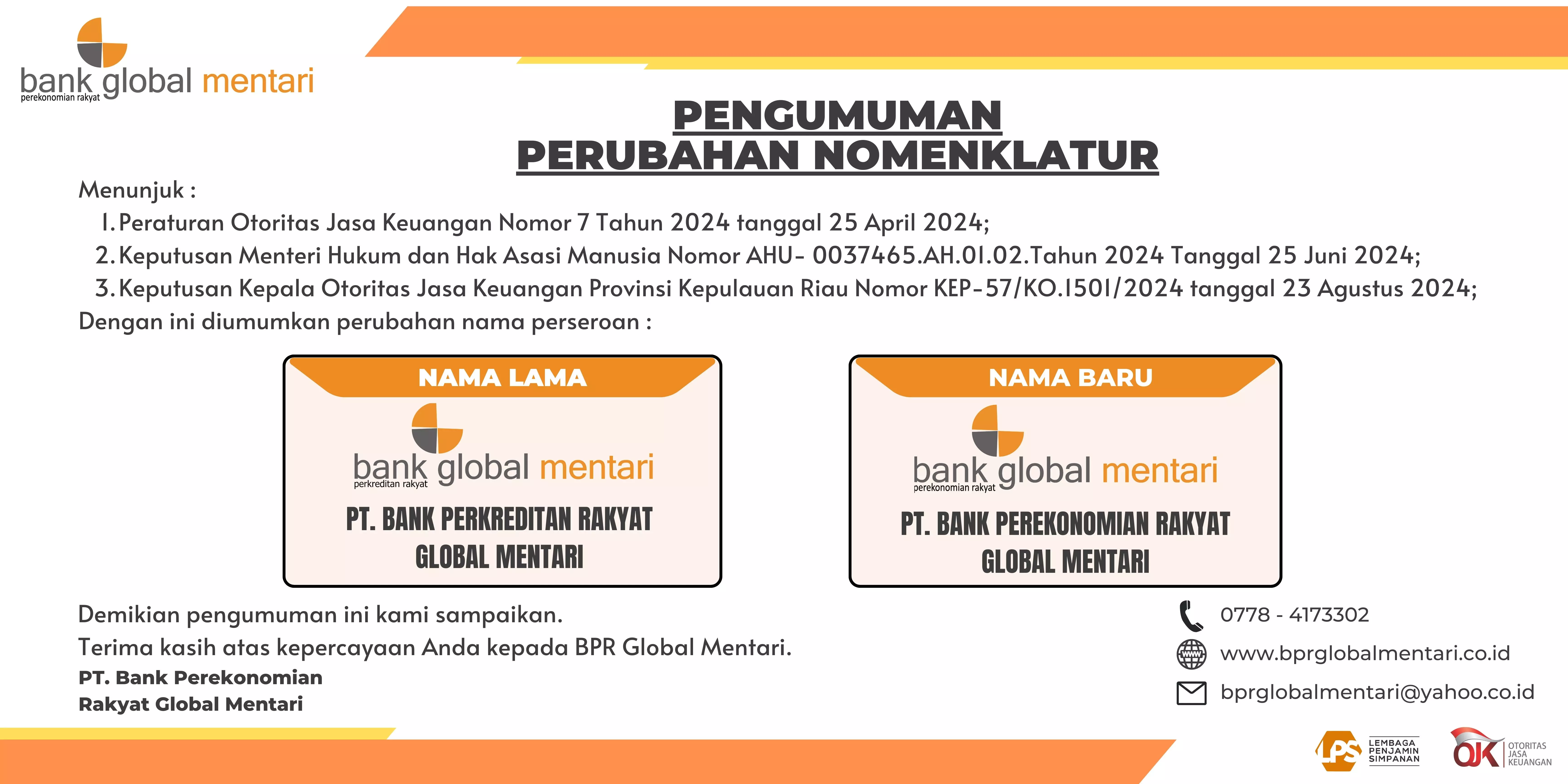 PT. BPR Global Mentari